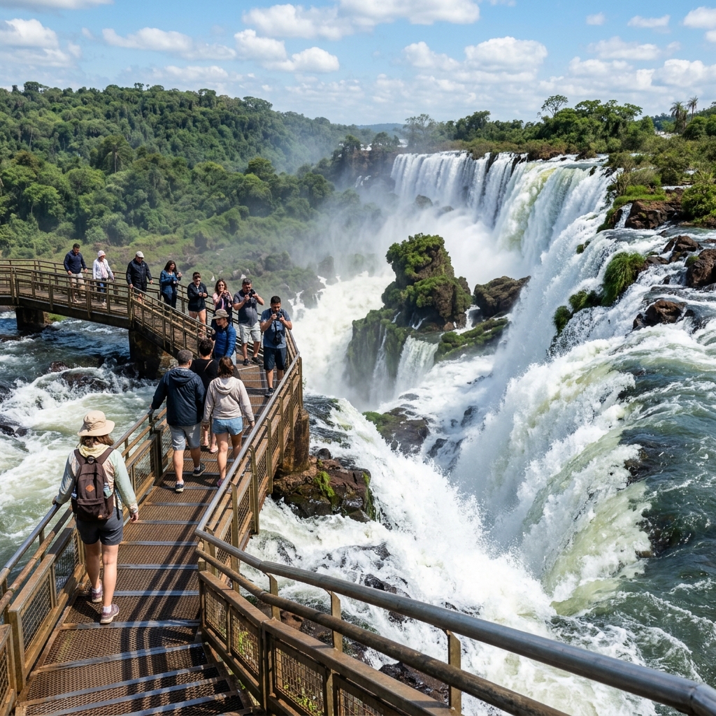 Cataratas do Iguaçu em Foz do Iguaçu